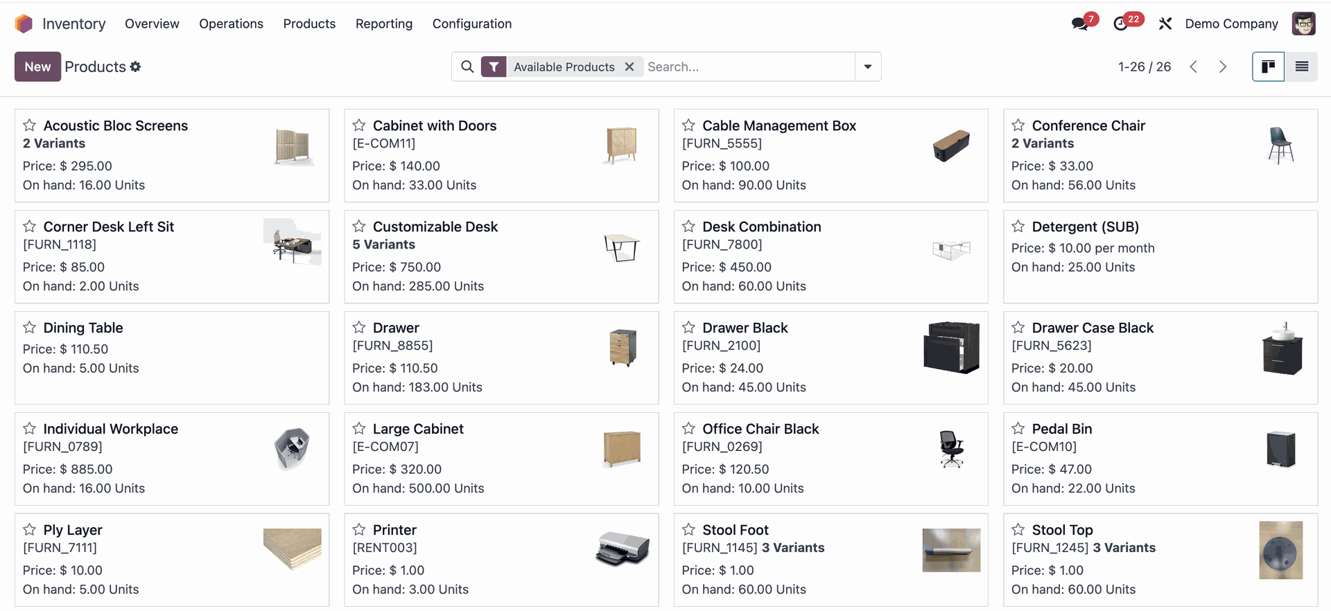 Odoo AI Inventory Tracking