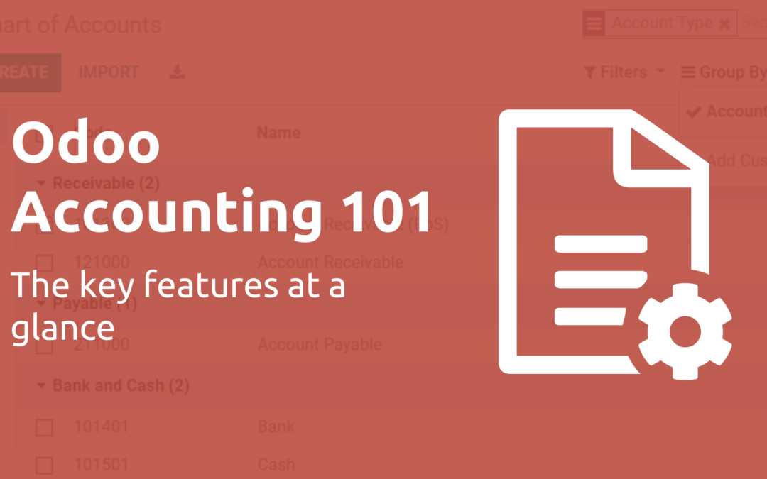Odoo Accounting 101: The key features at a glance